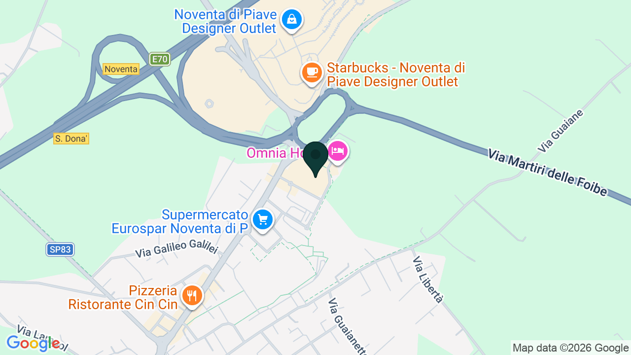 Mappa: Via Rialto 16/5, 30020 Noventa di Piave
